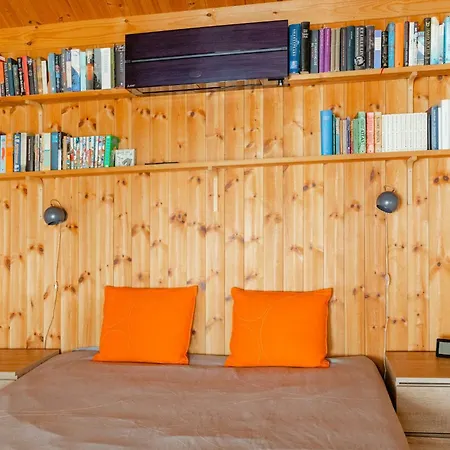 Feel The Nature Around In Scandinavian Log House *